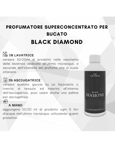 Essenza Black Diamond - Profumatore per bucato da 500 ml